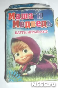 Игральные карты детские Маша и медведь