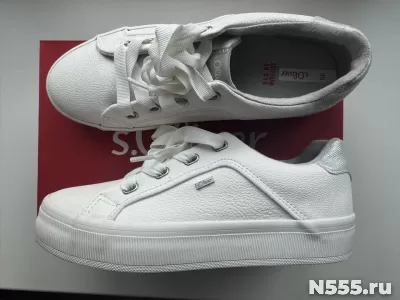 Кроссовки Oliwer белые женские 39 размер кожзам новые кеды