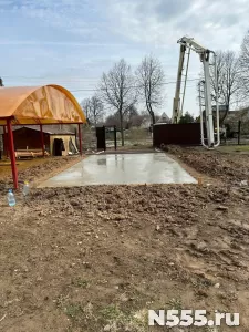 Бетонирование площадок, заливка парковок и дорожек, плита