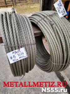 Трос ГОСТ 7669-80 с металлическим сердечником