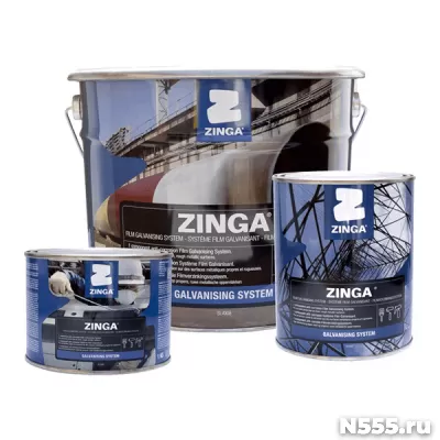 Zinga антикоррозийная краска с цинком для металла