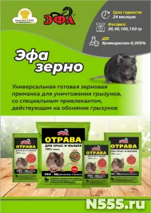 ЭФА зерновая приманка 100г – эффективное средство для борьбы