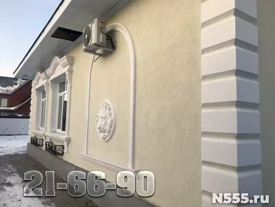 Фасадная отделка с декоративными элементами в Пензе